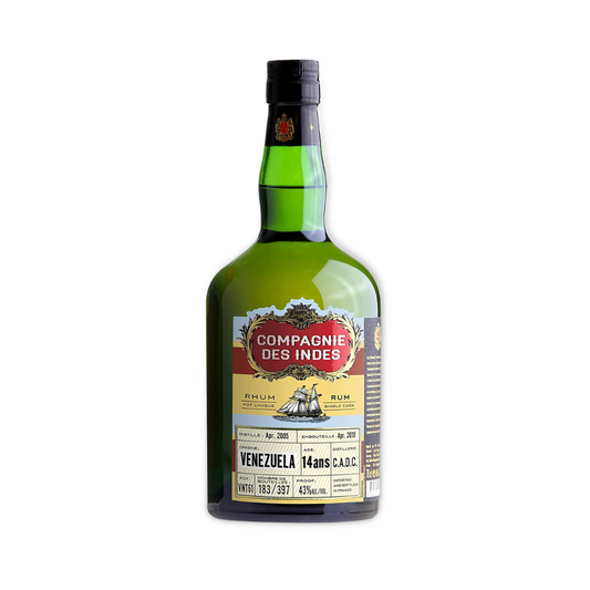Dark Rum - Compagnie des Indes Venezuela 14 Year Old Rum 700ml (ABV 43%)