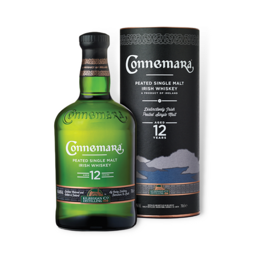 Irish Whiskey - Connemara 12 Year Old Peated Single Irish Whiskey 700ml (40% ABV)