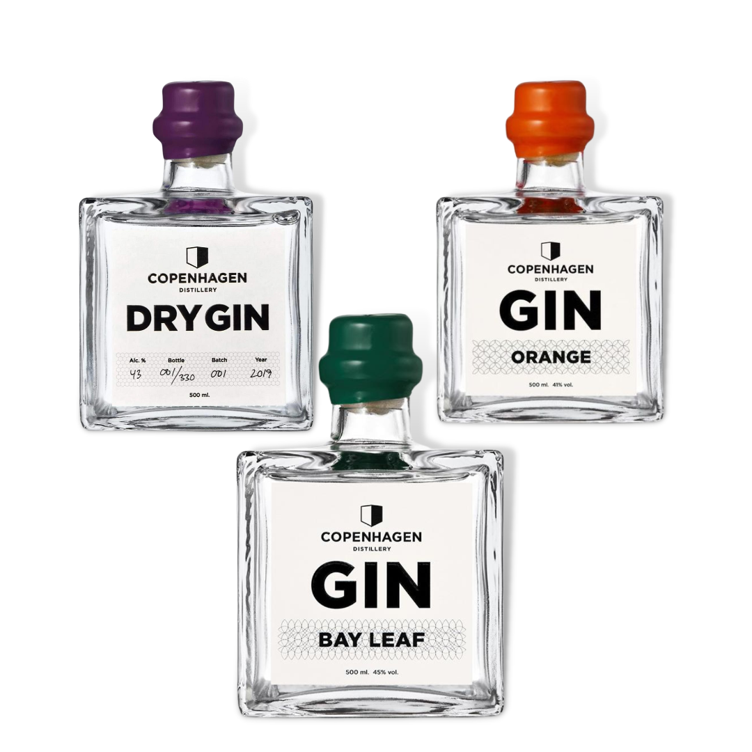 Danish Gin - Copenhagen Dry Gin 500ml (ABV 43%)