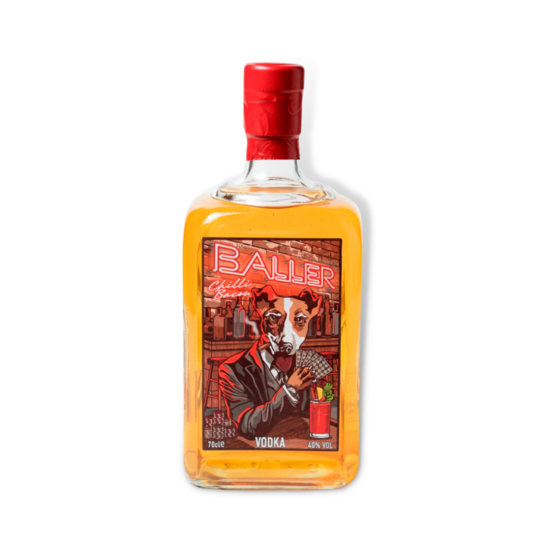 British Vodka - Doghouse Baller Chilli Bacon Vodka 700ml (ABV 40%)