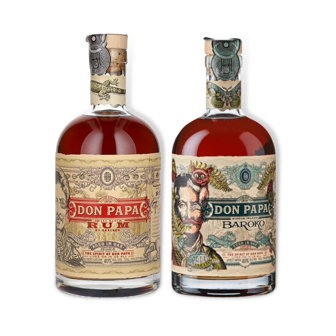 Dark Rum - Don Papa Baroko Rum 700ml (ABV 40%)