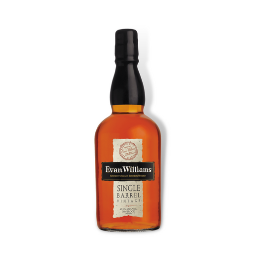 American Whiskey - Evan Williams Single Barrel Vintage Kentucky Straight Bourbon Whiskey 700ml (ABV 43.3%)