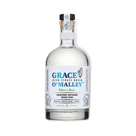 Irish Gin - Grace O'Malley Heather Infused Irish Gin 700ml (ABV 43%)