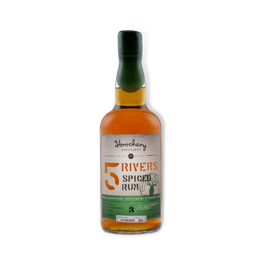 Spiced Rum - Hoochery Distillery 5 Rivers Spiced Rum 750ml (ABV 38%)