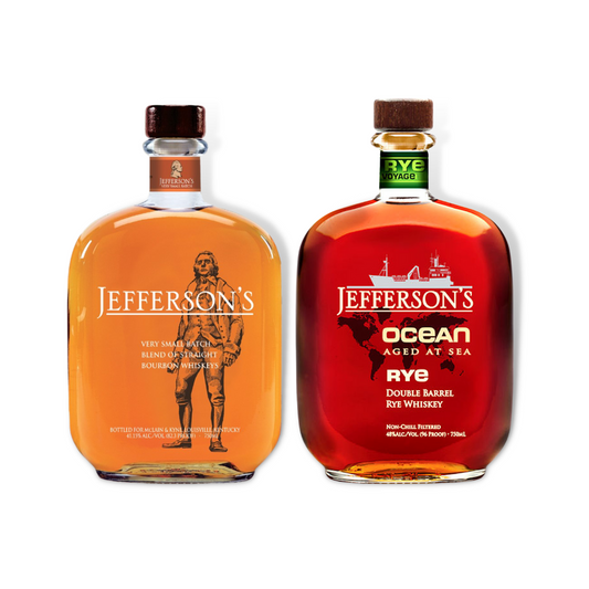 American Whiskey - Jefferson's Ocean Aged at Sea Double Barrel Rye Whiskey 750ml (ABV 48%)