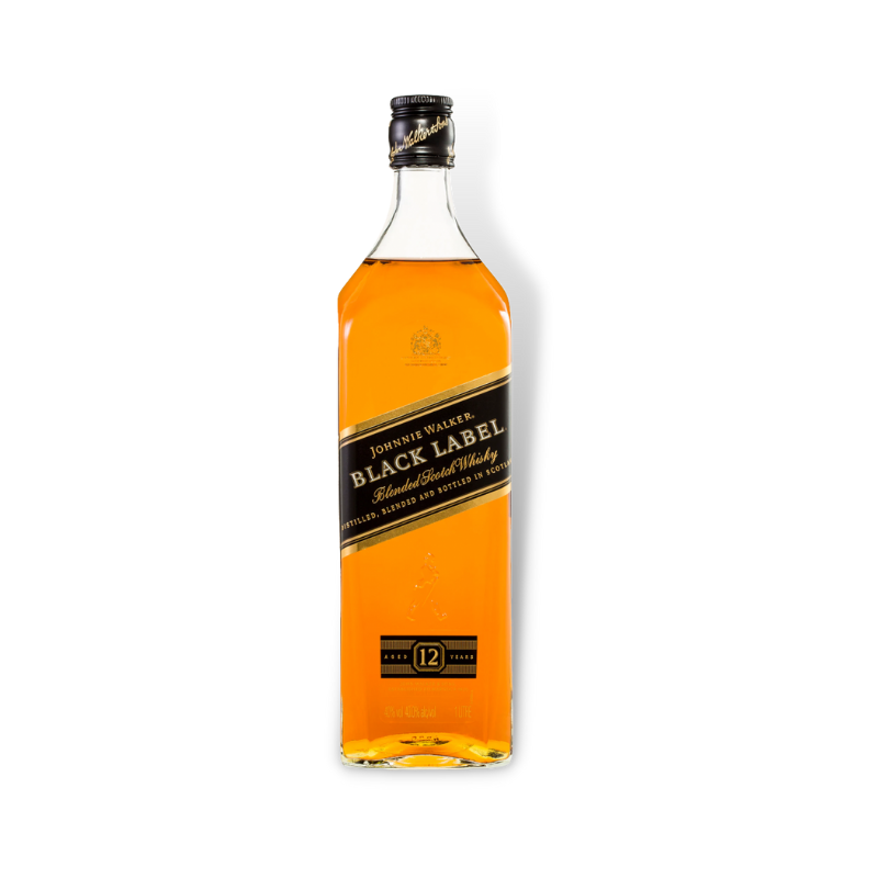 Scotch Whisky - Johnnie Walker Black Label 12 Year Old 1lt (ABV 40%)