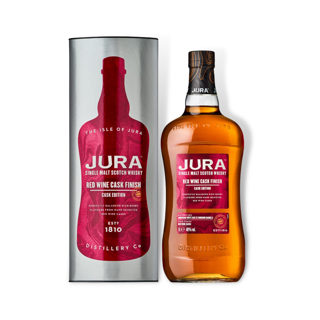 Scotch Whisky - Isle of Jura Red Wine Cask Finish Single Malt Scotch Whisky 700ml (ABV 40%)