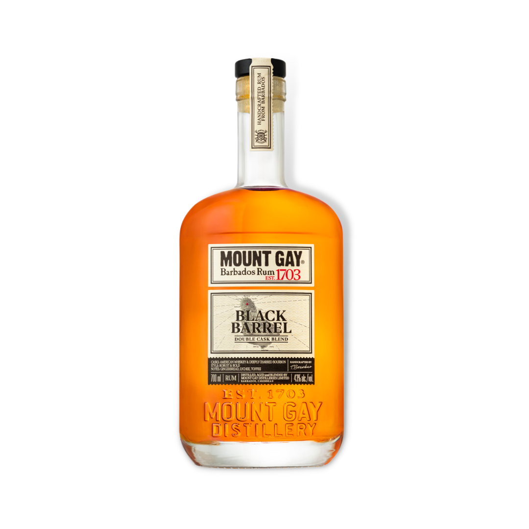 Dark Rum - Mount Gay Black Barrel Rum 700ml (ABV 43%)