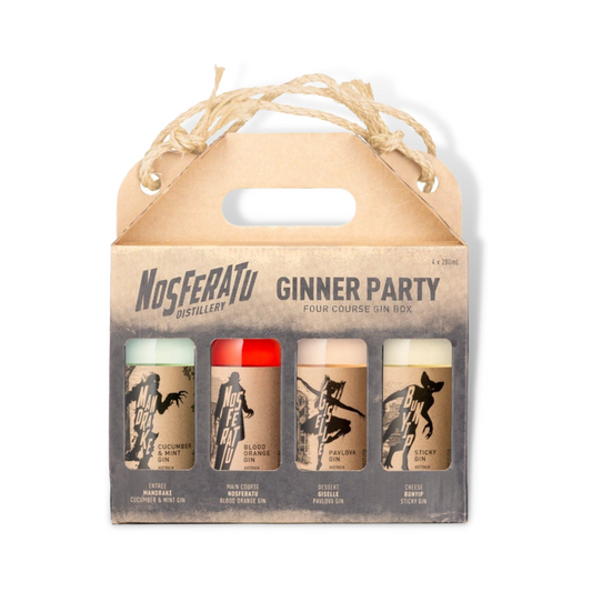 Australian Gin - Nosferatu Ginner Party Gift Box 4x200ml (ABV 37.5%)