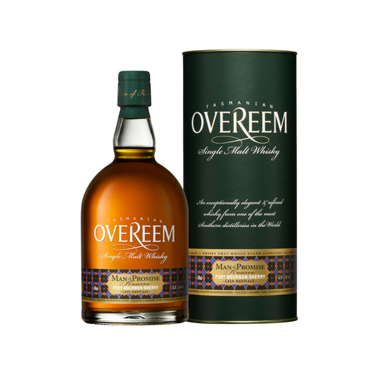 Australian Whisky - Overeem Man of Promise Reserve 2022 Tasmanian Single Malt Whisky 700ml (ABV 46%)