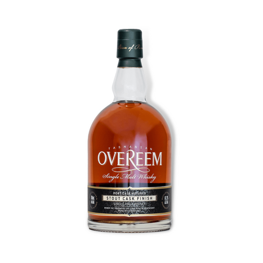 Australian Whisky - Overeem Stout Cask Finish Tasmanian Single Malt Whisky 700ml (ABV 61.2%)