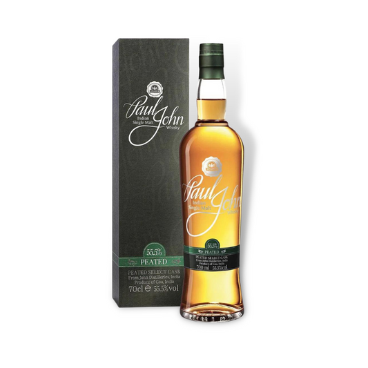 Indian Whisky - Paul John Peated Select Cask Indian Single Malt Whisky 700ml (ABV 55.5%)