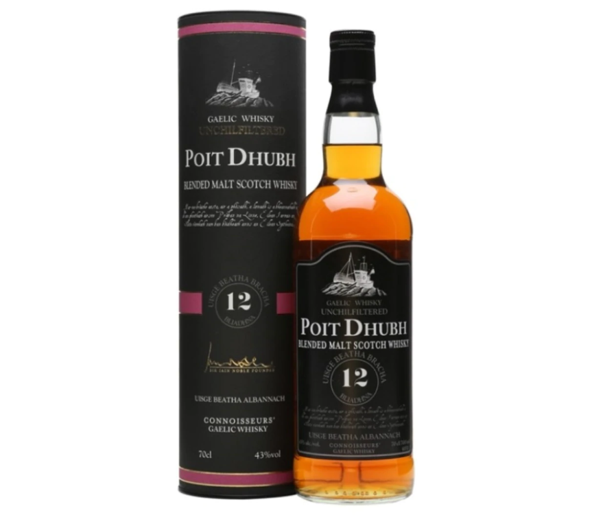 Scotch Whisky - Poit Dhubh 12yo Blended Malt