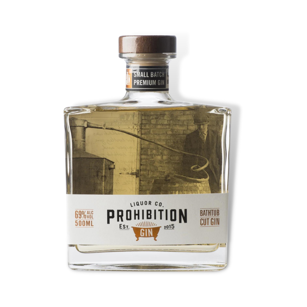 Australian Gin - Prohibition Bathtub Cut Gin 500ml / 100ml (ABV 69%)