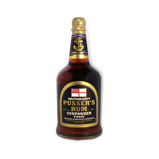 Dark Rum - Pusser's Rum Gunpowder Rum 700ml (ABV 54.5%)