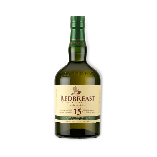 Irish Whiskey - Redbreast 15 Year Old Single Pot Still Irish Whiskey 700ml (ABV 46%)