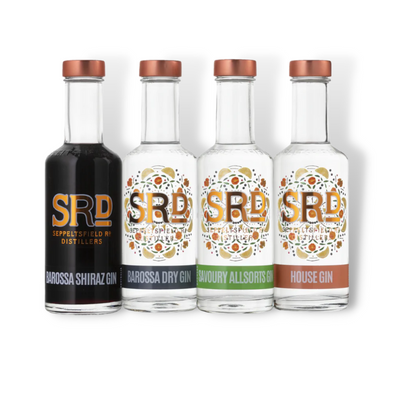 Australian Gin - Seppeltsfield Rd Distillers Gin Gift Pack 4 X 200ml