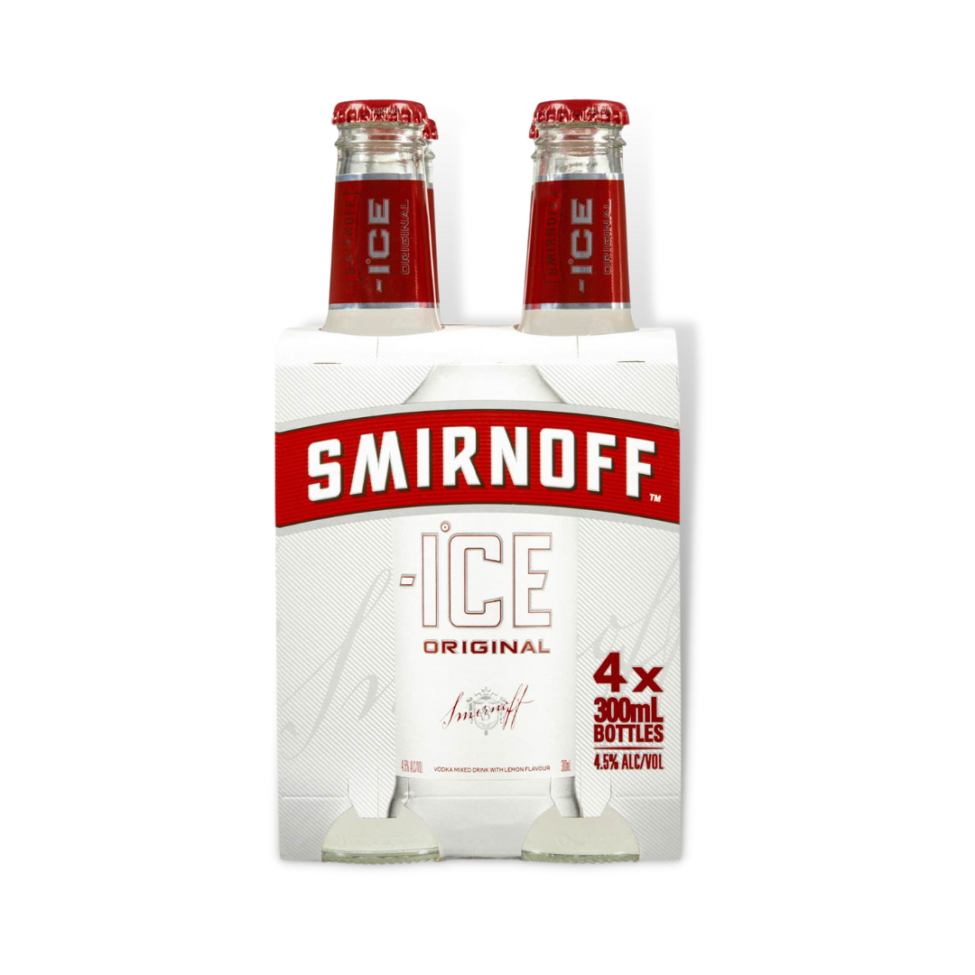 Ninnoff Ice Red Smirnoff Ice Red Vodka 300ml 4 Pack / Case of 24 (ABV 4.5%) – Luca ...