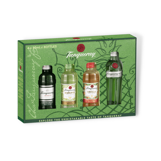 United Kingdom Gin - Tanqueray Mini Gin Gift Pack 4 x 50ml