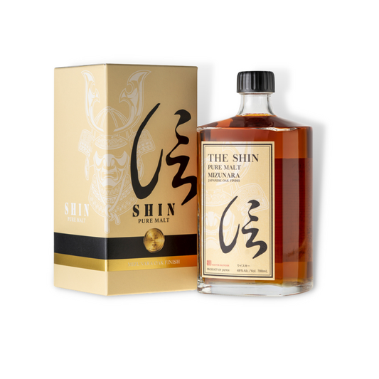 Japanese Whisky - The Shin Pure Malt Mizunara Oak Japanese Whisky 700ml (ABV 48%)