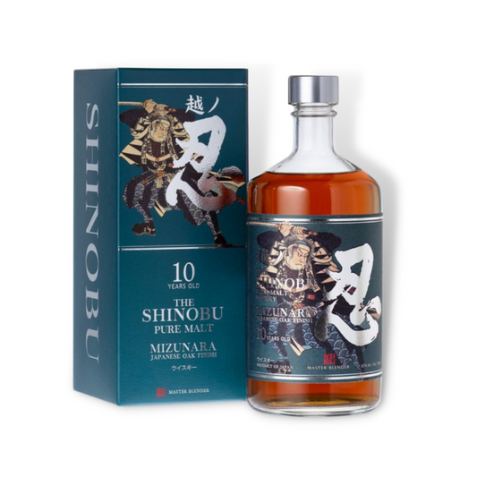 Japanese Whisky - The Shinobu 10 Year Old Mizunara Japanese Whisky 700ml (ABV 43%)