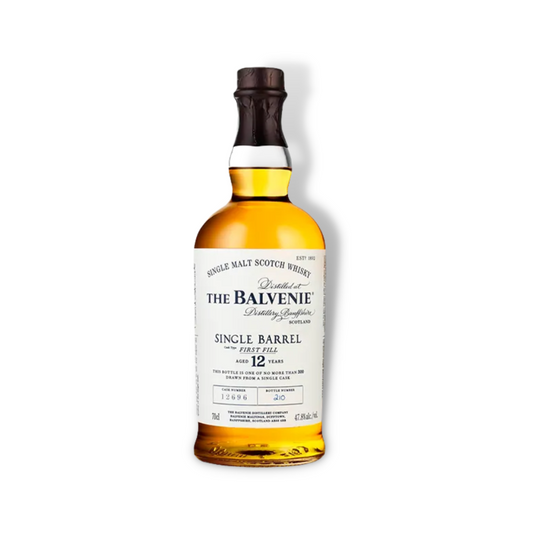 Whiskey - Balvenie Single Barrel 12 Year Old Single Malt Scotch Whisky 700ml (ABV 47.8%)