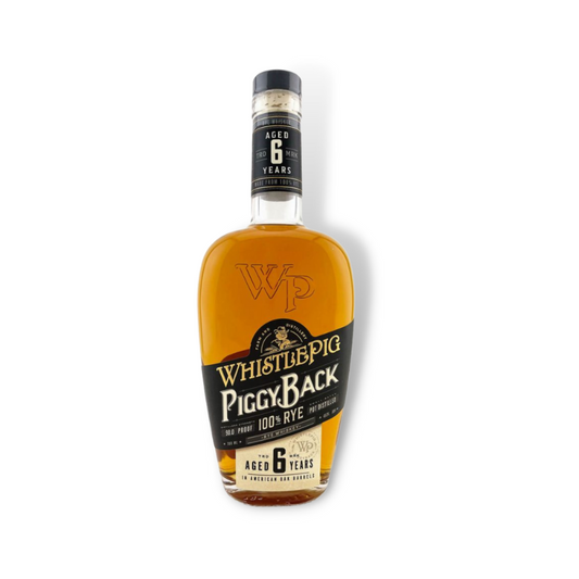 American Whiskey - Whistlepig Piggyback 6 Year Old Rye Whiskey 700ml (ABV 45%)