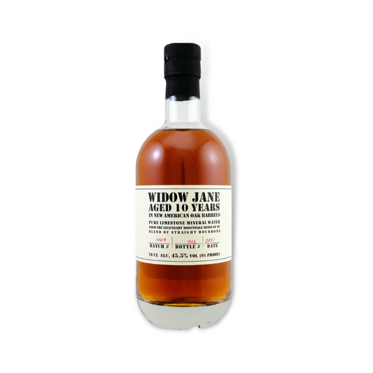 American Whiskey - Widow Jane 10 Year Old Bourbon 750ml / 700ml (ABV 45.5%)