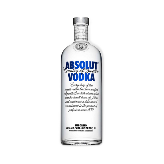 Swedish Vodka - Absolut Vodka 1ltr / 700ml (ABV 40%)