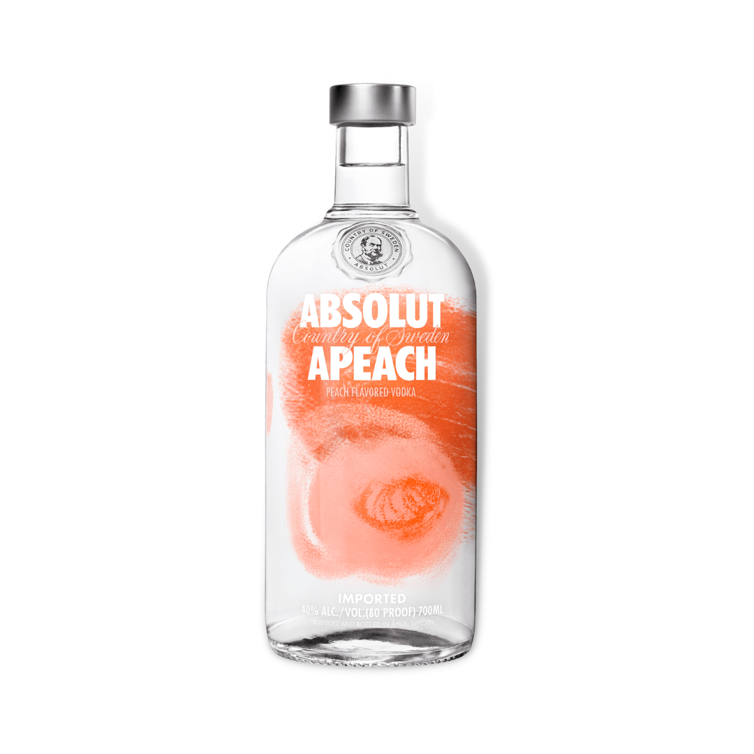 Swedish Vodka - Absolut Apeach Vodka 700ml (ABV 40%)