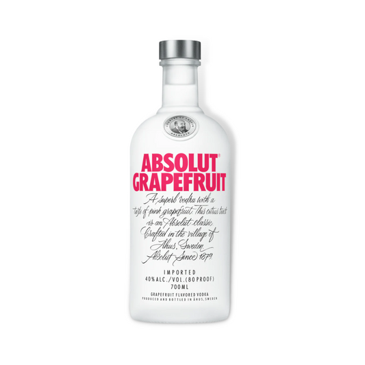 Swedish Vodka - Absolut Grapefruit Vodka 700ml (ABV 40%)