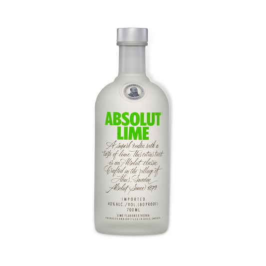 Swedish Vodka - Absolut Lime Vodka 700ml (ABV 40%)