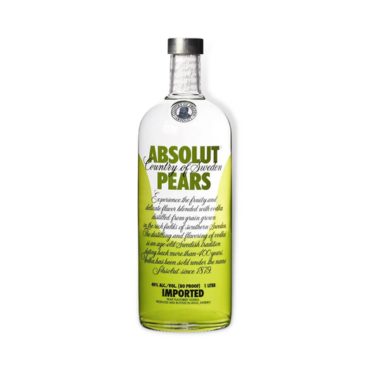 Swedish Vodka - Absolut Pear Vodka 1ltr (ABV 40%)