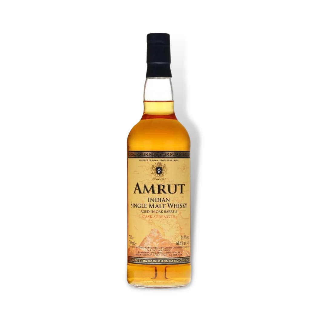 Indian Whisky - Amrut Indian Cask Strength Single Malt Whisky 700ml (ABV 61.8%)