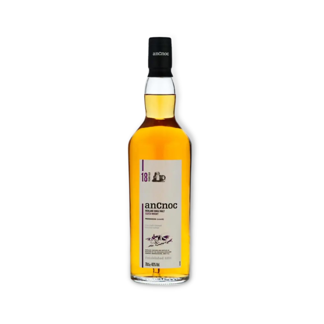 Scotch Whisky - anCnoc 18 Year Old Highland Single Malt Scotch Whisky 700ml (ABV 46%)