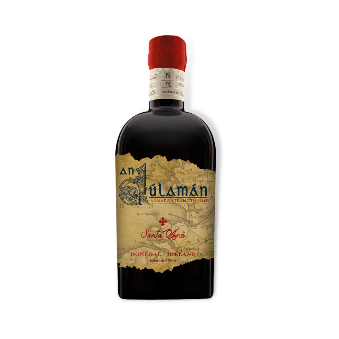 Irish Gin - An Dulaman Santa Ana Armada Strength Gin 500ml (ABV 57%)