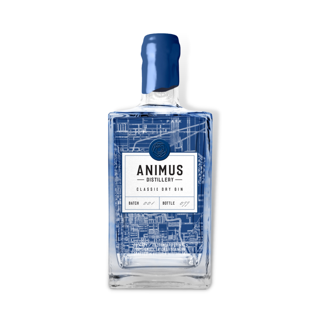 Australian Gin - Animus Classic Dry Gin 700ml (ABV 50%)