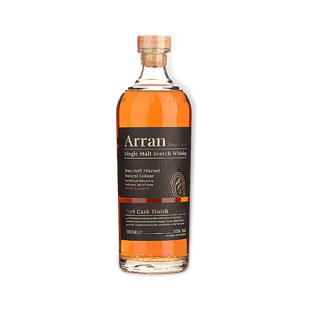 Scotch Whisky - Arran Port Cask Finish Single Malt Scotch Whisky 700ml (ABV 50%)