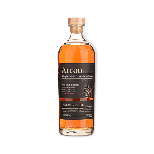 Scotch Whisky - Arran Port Cask Finish Single Malt Scotch Whisky 700ml (ABV 50%)