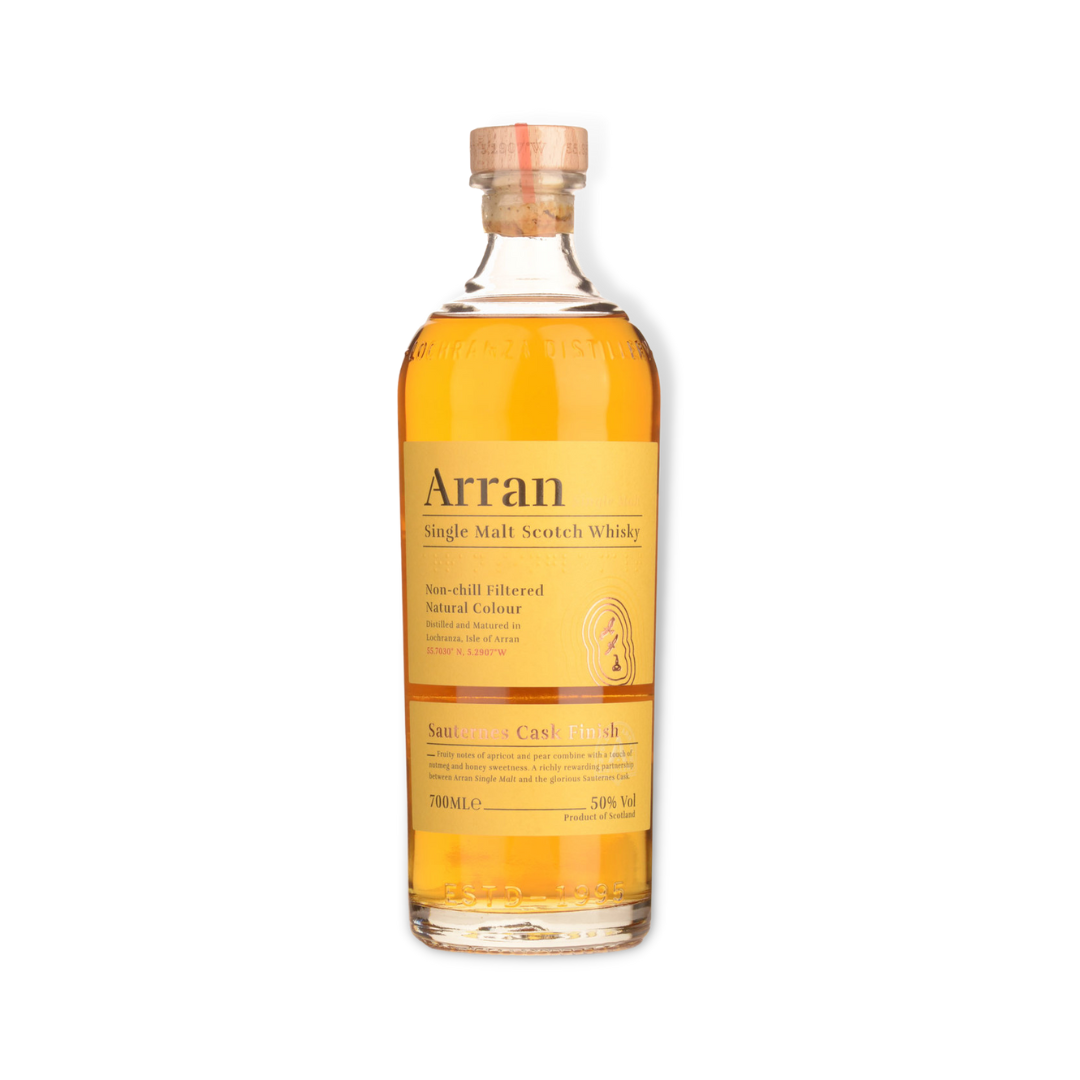 Scotch Whisky - Arran Sauternes Cask Finish Single Malt Scotch Whisky 700ml (ABV 50%)