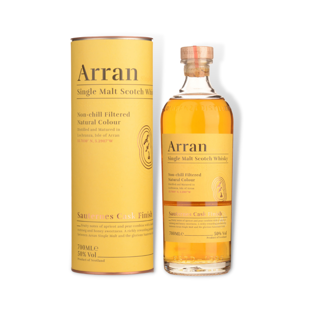 Scotch Whisky - Arran Sauternes Cask Finish Single Malt Scotch Whisky 700ml (ABV 50%)