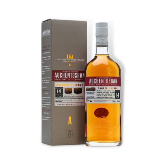 Scotch Whisky - Auchentoshan 14 Year Old Cooper's Reserve Single Malt Scotch Whisky 700 ml (ABV 46%)