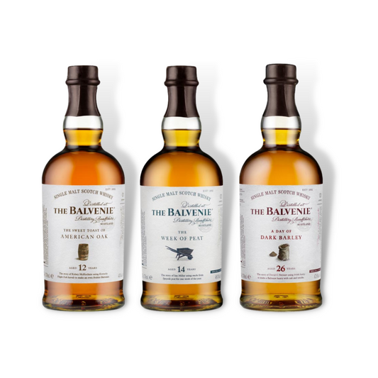 Scotch Whisky - Balvenie 12YO American Oak Single Malt Scotch Whisky 700ml (ABV 43%)