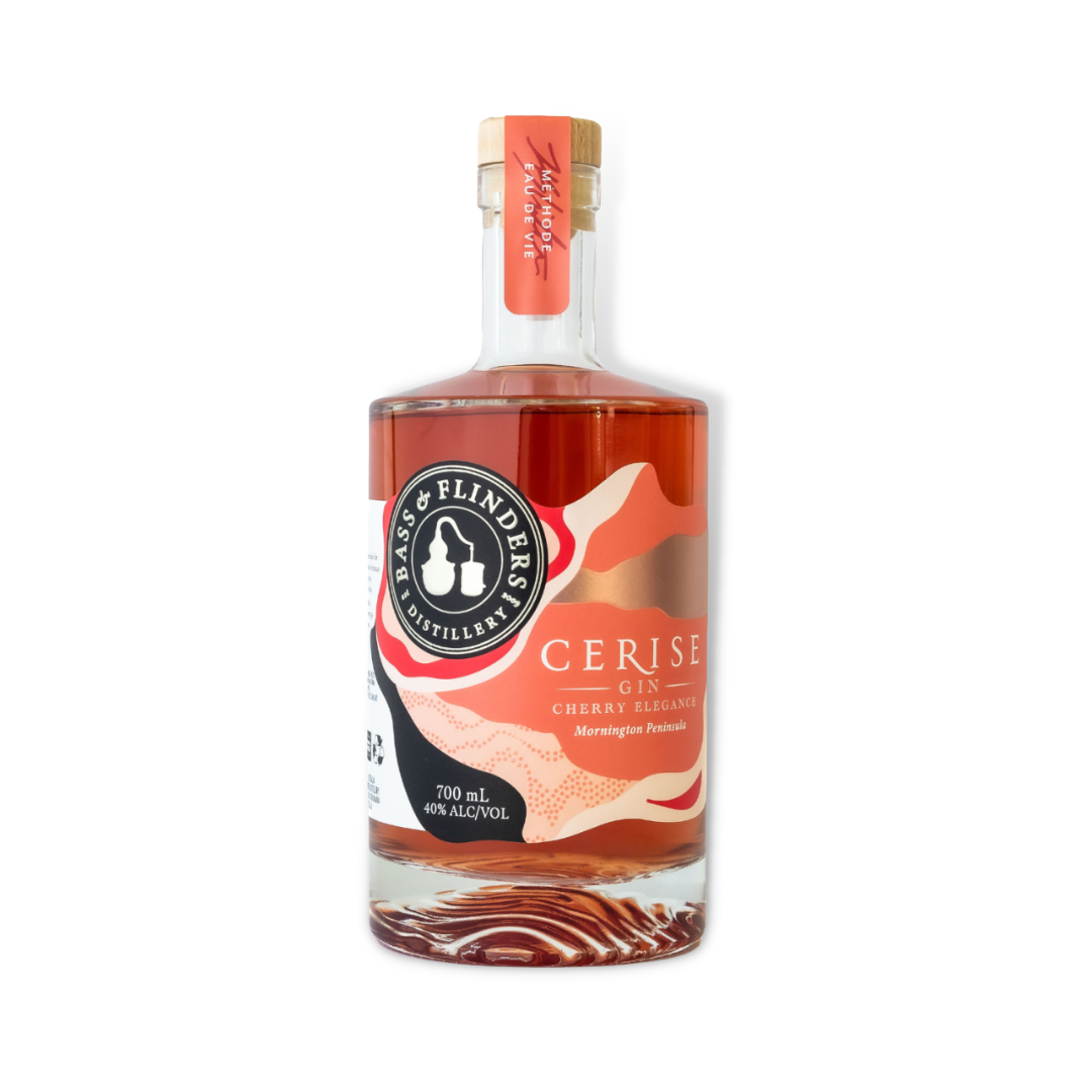 Australian Gin - Bass & Flinders Cerise Gin 700ml / 500ml (ABV 40%)