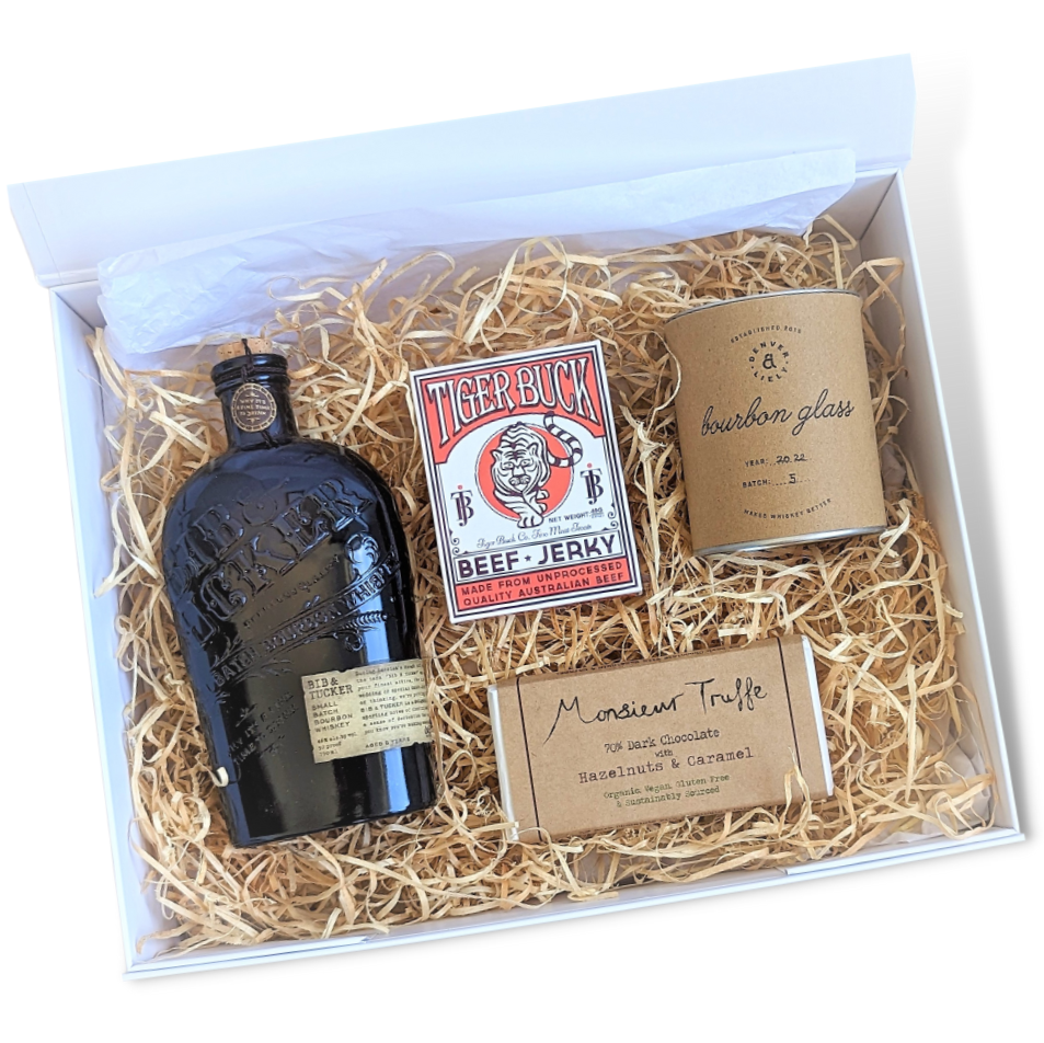 Food Gift Baskets - Bib and Tucker Bourbon Hamper