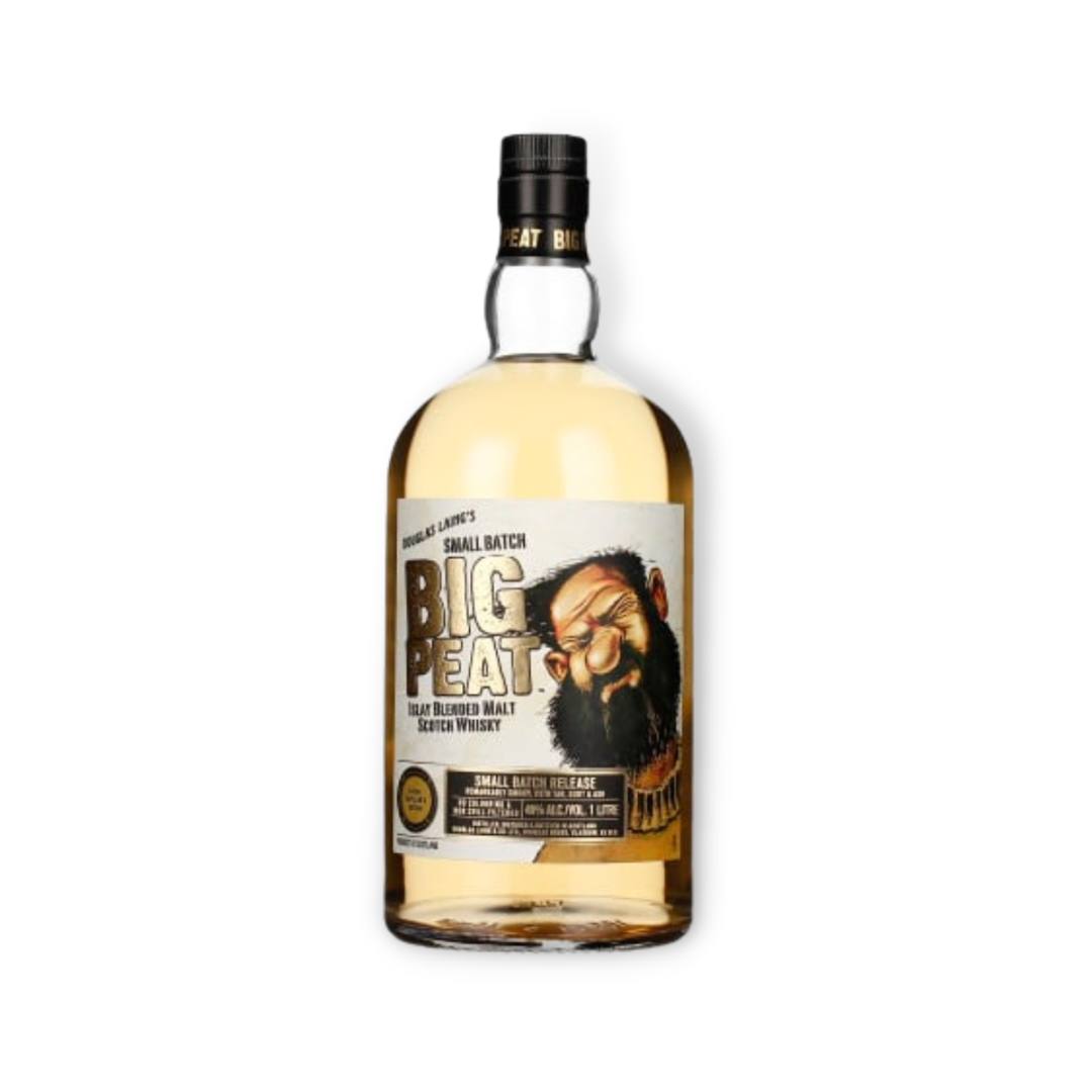 Scotch Whisky - Big Peat Islay Blended Malt Scotch Whisky 1ltr / 700ml (ABV 46%)