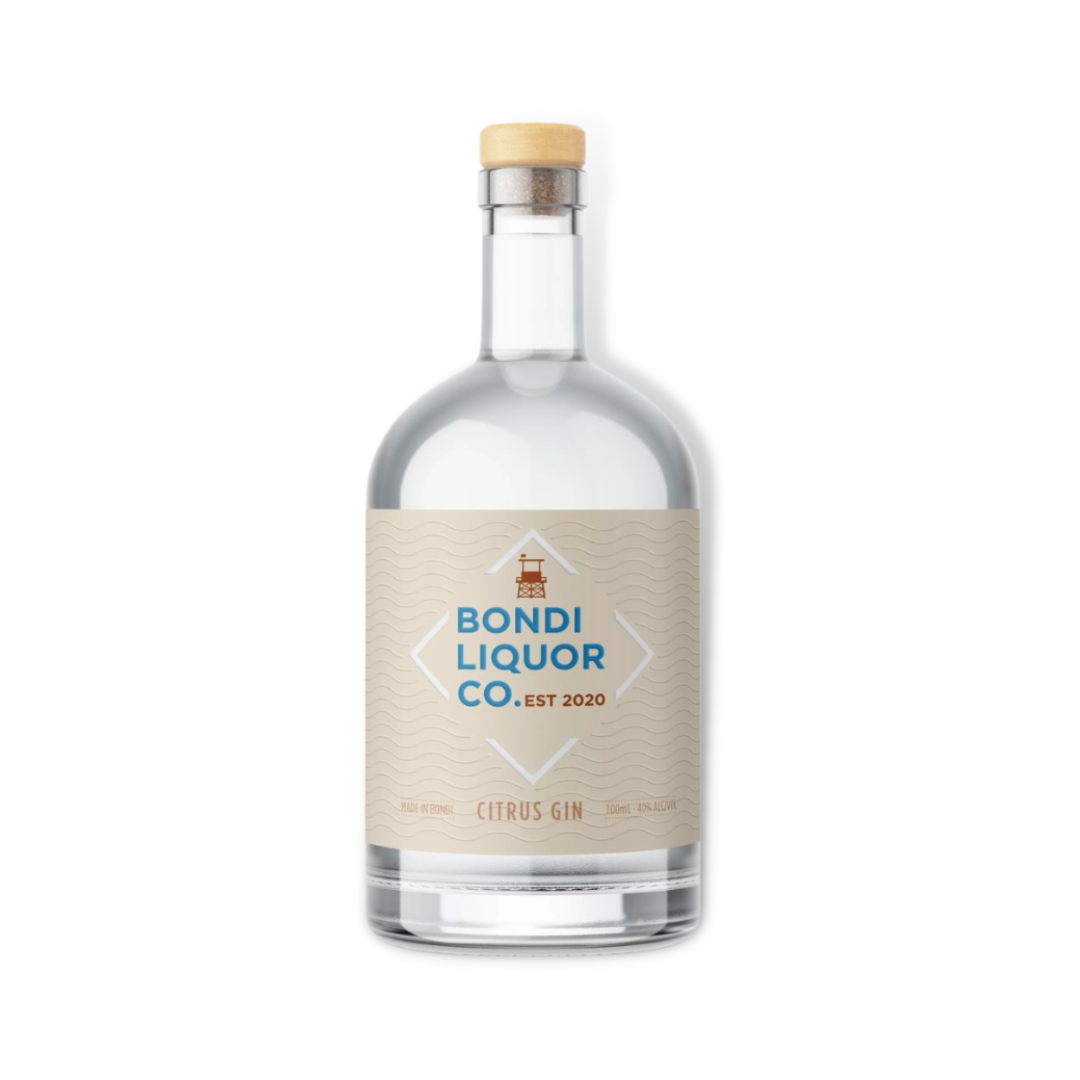 Australian Gin - Bondi Liquor Co Citrus Gin 700ml (ABV 40%)