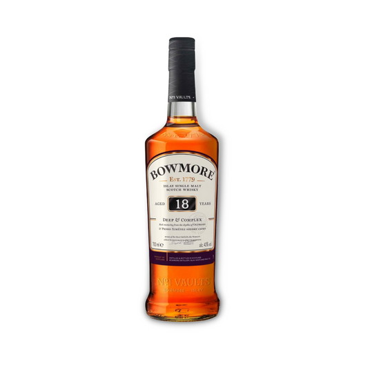 Scotch Whisky - Bowmore 18 Year Old Islay Single Malt Scotch Whisky 700ml (ABV 43%)