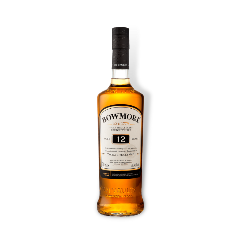 Scotch Whisky - Bowmore 12 Year Old Islay Single Malt Scotch Whisky 700ml (ABV 40%)