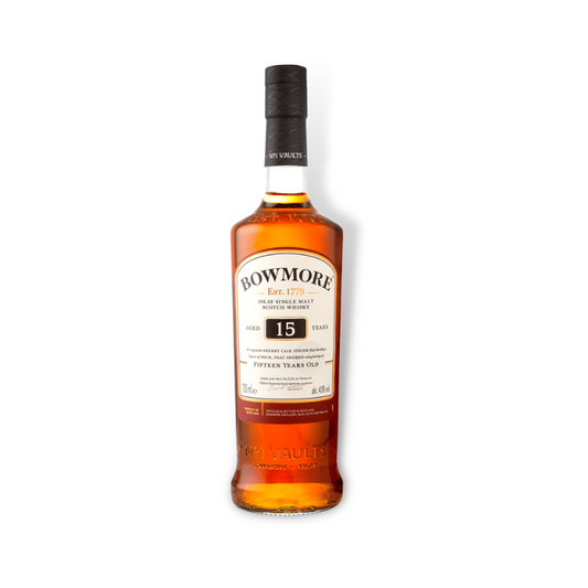 Scotch Whisky - Bowmore 15 Year Old Islay Single Malt Scotch Whisky 700ml (ABV 43%)